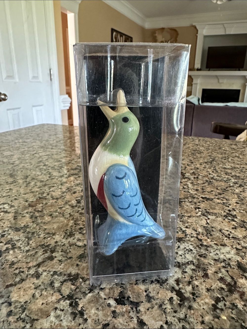 Pfaltzgraff Pie Bird Vent Ceramic Multicolored Vented For Steam Prevents Spills